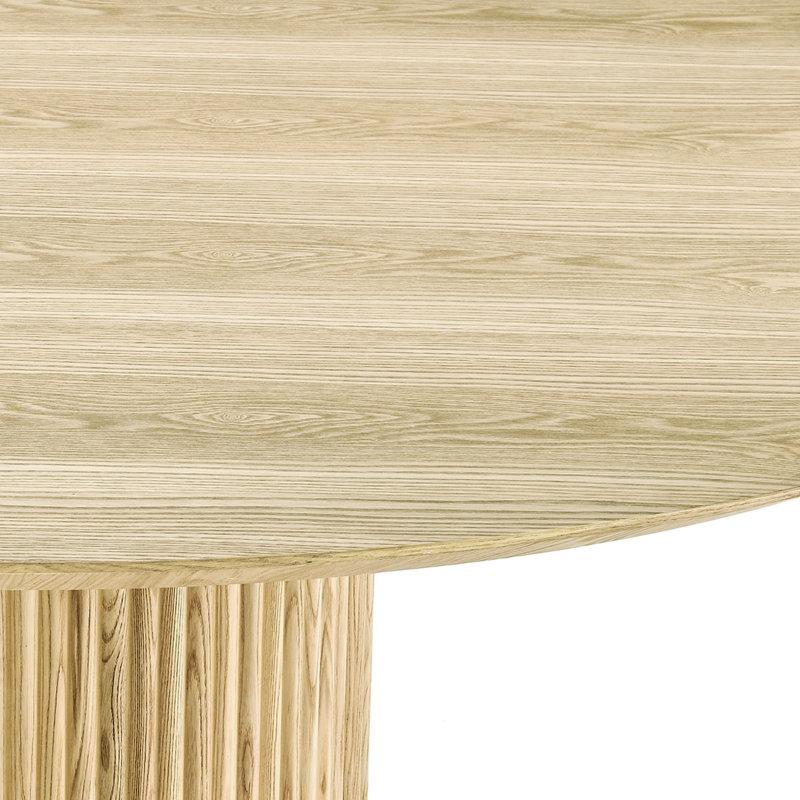 Table de salle à manger ronde Natural Ash
