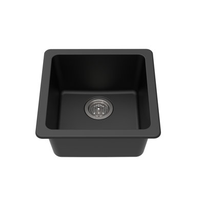 16.63'' L Single Bowl Granite Kitchen Sink