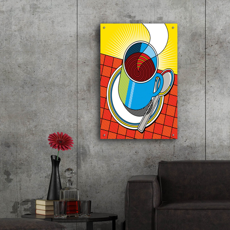 «Diner Coffee» par Ron Magnes, H 36 po x l 24 po x P 0,2 po