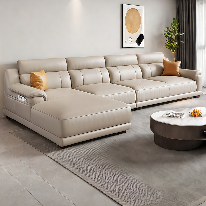 Canapé nordique luxueux et simple, H 36,22 po x l 137,79 po x P 67,71 po