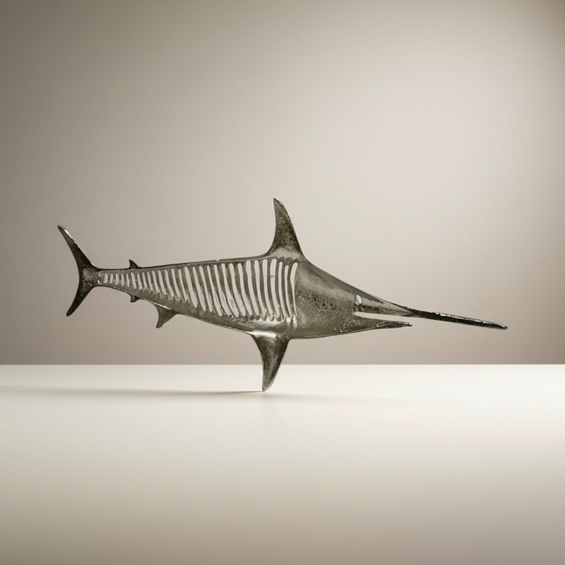 Swordfish Centerpiece - Nickel