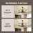 Ferris 36" 8 - Light Dimmable Crystal Ceiling Fan with Light Kit and Remote Control-159075599
