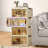 Foldable 3-layer Storage Cabinet - Collapsible Space-saving Organizer With Transparent Doors - Ideal For Home, Bedroom, Bathroom, Wardrobe Storage