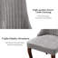 Chaise de salle à manger rembourrée Lonsdale-470183280