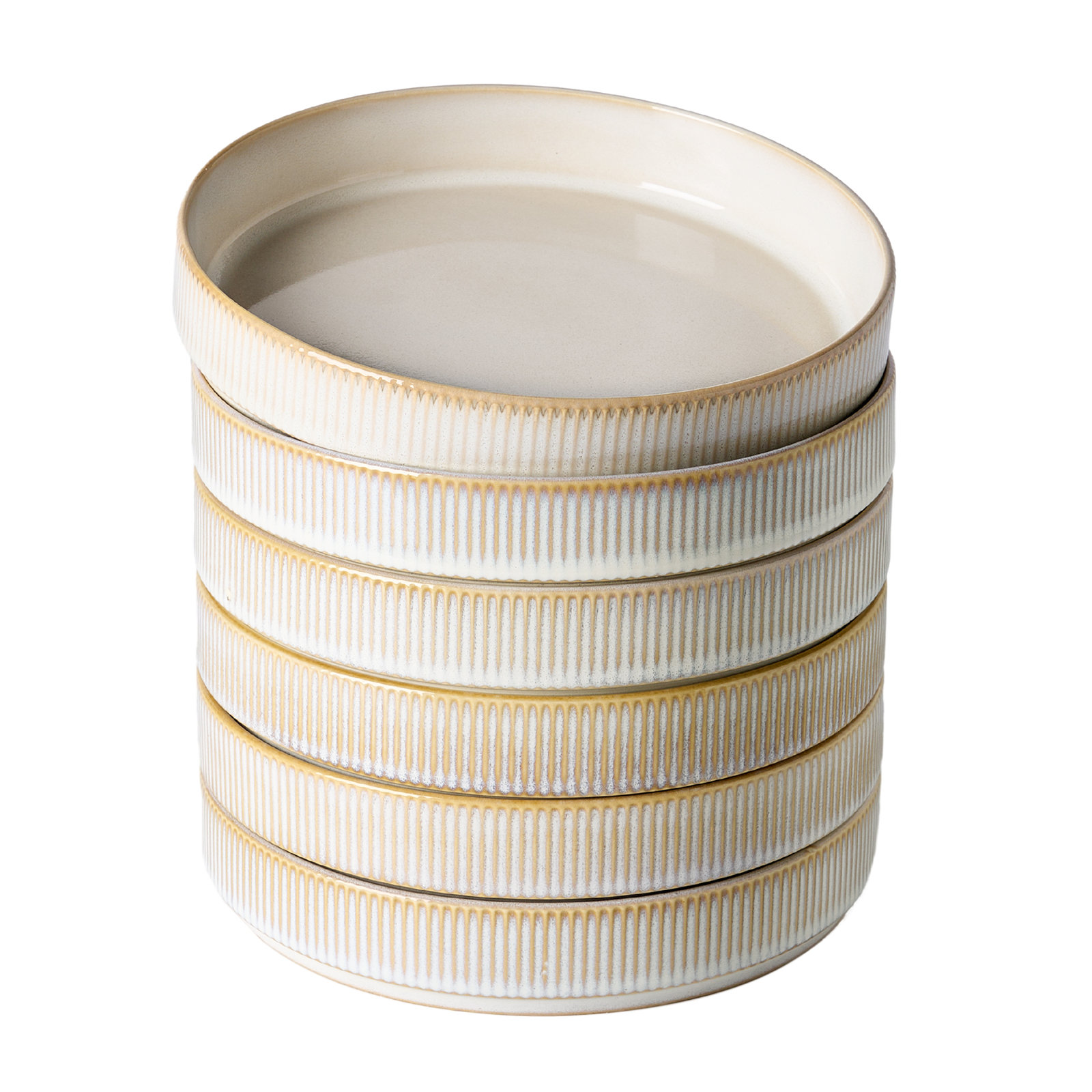 Stoneware Pasta Bowl, Cappuccino White