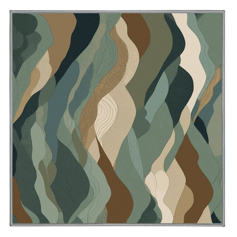 Moonlit Veil Rug, Square 8'