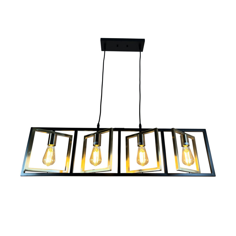 4 - Light Black Kitchen Island Pendant
