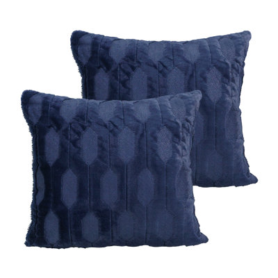 Tatami Embroidery Square Throw Pillow Covers