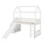 Twin Loft Bed With Slide-1398947009