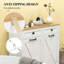 Armoire de rangement pour salle de bain, armoire à linge inclinable