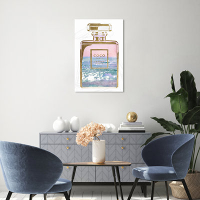 Fashion And Glam Blush Ocean Spray Perfume Perfumes by Oliver Gal - Print on Canvas