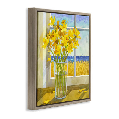 Daffodils in Seaside Window