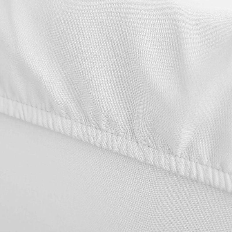 Joshua-Lewis Microfiber Brushed Fitted Sheet, Single (3'), White