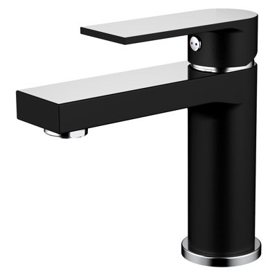 Single-Hole Single-handle Bathroom Faucet with Drain Assembly