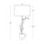 Lampe de commode Thylane