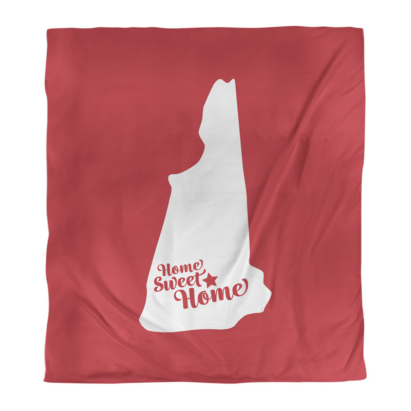 Housse de couette concord doux, Microfibre, Housse de couette pour lit simple, Rouge