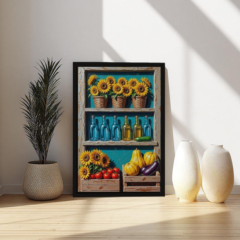 Décoration murale sur toile - Art mural Marché fermier australien - 2 affiches vintage - Décoration intérieure, 12 po x 18 po