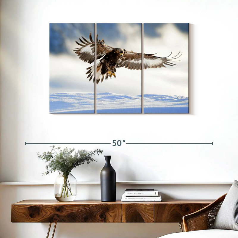 Brampt Norwegian Golden Eagle, 24" H x 38" W