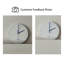 Horloge murale bleue de salon Klein