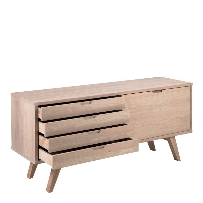 Montgomeryville 160cm Sideboard, White Oak
