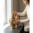 Debraa Handmade Ceramic Cutout Ginger Jar with Lid – Available in White & Gold (2 Sizes)-1923324328-1923324326
