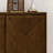 Mid Century Modern V-Shape Fluted Sideboard with Outlet Holes – Brown-1436042338