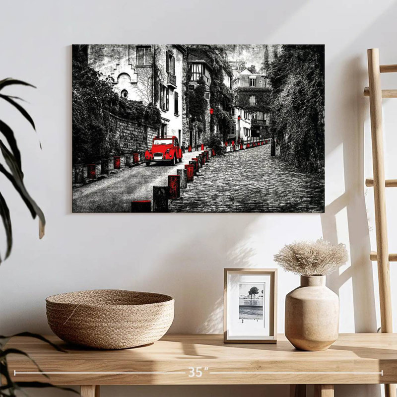Voiture Beetle à Montmartre Pop, H 16 po x l 24 po