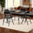 5PCS Folding Table and Chair Set for Home Office and Workshops