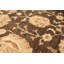 Tapis zone en laine beige/brune 6 pi x 8 pi 9 po main-of-kind-noué la 2010 ushak Creevery