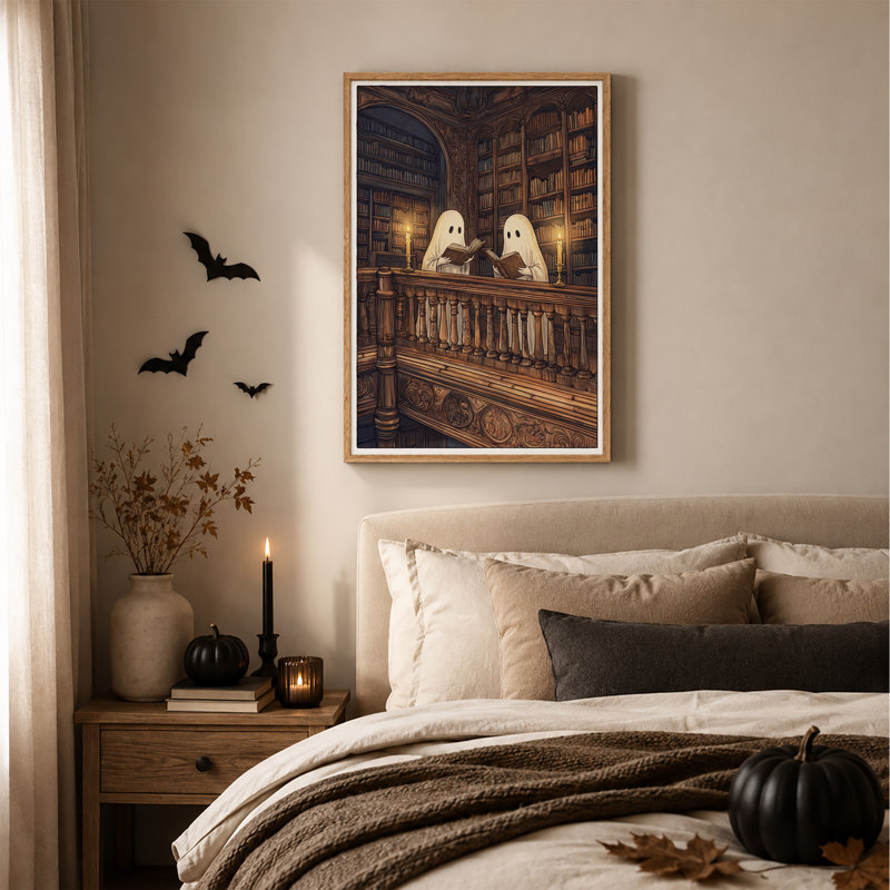 Art mural sur toile Halloween, H 48 po x l 32 po