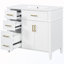 Meuble-lavabo de rangement avec lavabo et tablette réglable-1474363896