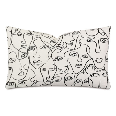 No Decoration Addition Cotton Reversible Throw Pillow