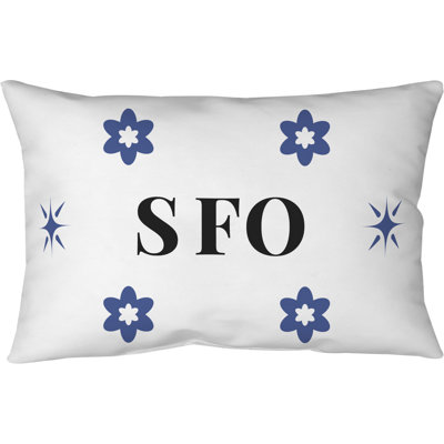 San Francisco Basketball Colors Spun Polyester Pillow 20 inch x 14 inch