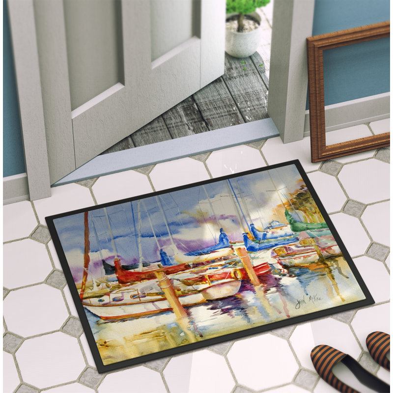 Tapis de porte d’intérieur anti-dérapant end stalls, Rectangle 2 pi x 3 pi
