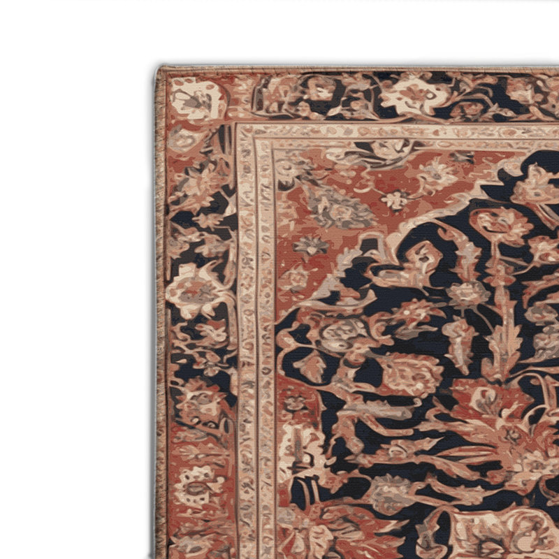 Tapis d'intérieur et d'extérieur brun Persian, Rectangulaire 2 pi x 3 pi