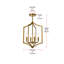 Luminaire suspendu 4 lumières Ayoka-1348470965