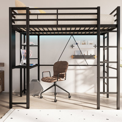 Loft Kids Bed with Desk and Bookcases
