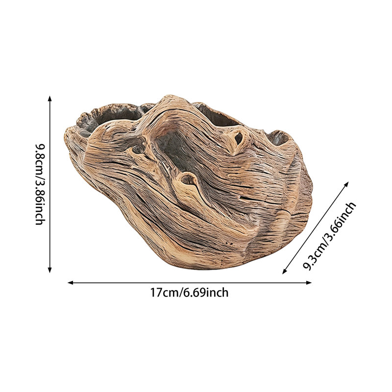 Simulated Stump Root Planter Flower Pot