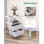 Bedside Table Set of 2 with 2 Fabric Storage Drawers, Side End Table, Bedside Cabinet with Open Storage Shelf, Nightstand for Bedroom, Livingroom, Office-128848251
