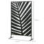 Hanzhe 198cm H x 122cm W Black Steel Fence Panels