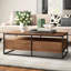 Paulette Solid Wood Frame Coffee Table with Storage