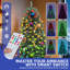 Arbre de Noël vert 6 pi avec éclairage réglable-622200831
