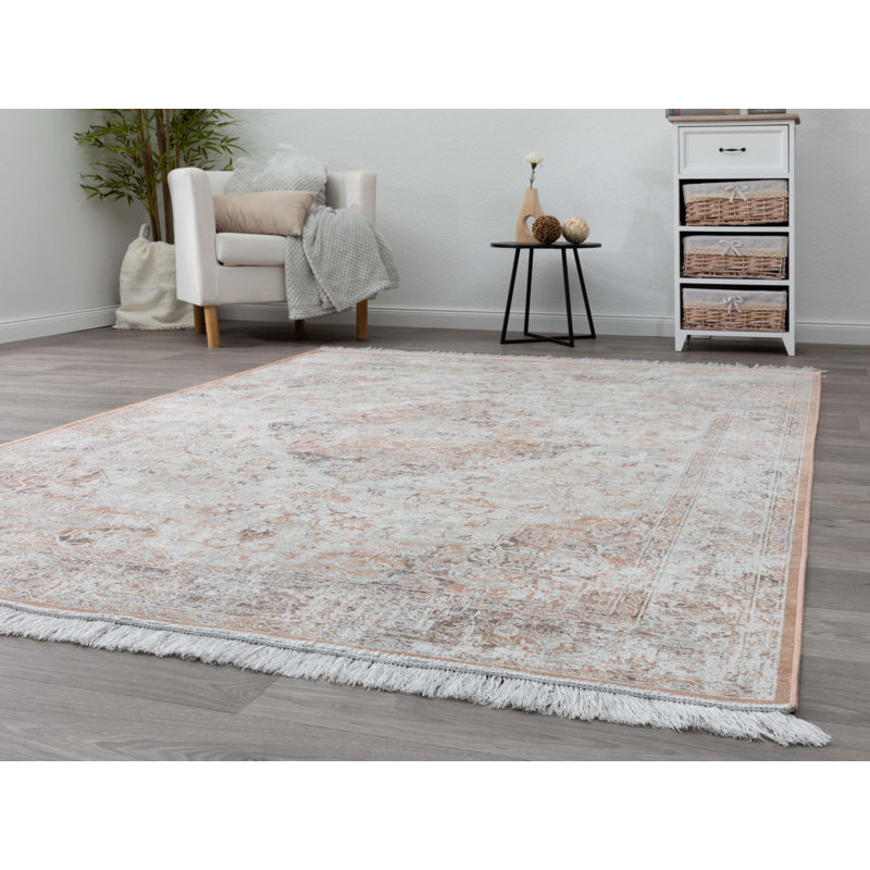 Adithya Oriental Viscose Area Rug, Rectangle 195 x 300cm