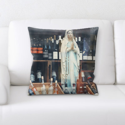 Microsuede Reversible Throw Pillow