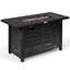 Foyer de table rectangulaire au gaz propane 42 000 60 000 BTU