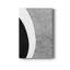 «Black & White Abstract II», reproduction sur toile tendue-2009090097