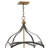 Hinkley 6-Light Open Frame Foyer Chain-Hung Rectangle Chandelier