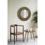 Élégant miroir mural et panneau décoratif en MDF tissé noir doré pour la maison