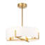 Mansell 4-Light Fan D'Lier in Warm Brass-1568143141