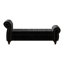Banc 64,5 po pour lit clouté, chaise longue capitonnée avec revêtement en velours-2077822404